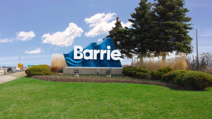 City of Barrie sign