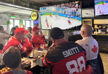 Early-morning crowds fill Barrie pubs for Olympic hockey final