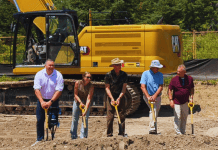 Ground broken on 31-unit transitional housing project Barrie Mayor Alex Nuttall and other officials use shovels to ceremonially "break ground" on the construction of a new transitional housing project in the city's south end.