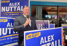 Nuttall re-elected Barrie mayor in landslide victory